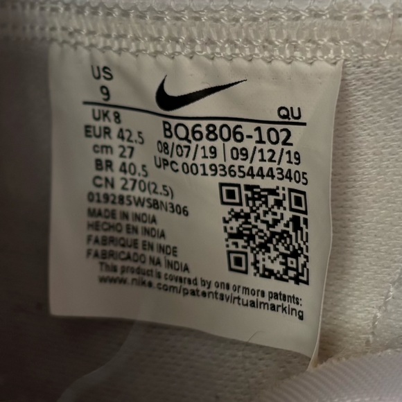 Nike Blazer Mid 77 Brick Red and White Athletic Hightop Sneakers Shoes - Picture 13 of 15